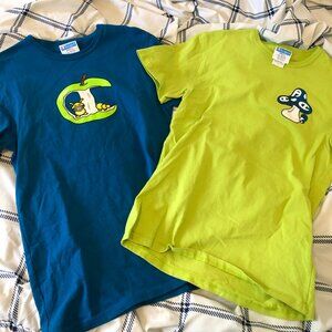 ► LOT CHAMPION MUSHROOM APPLE T-SHIRT 100% COTTON SMALL